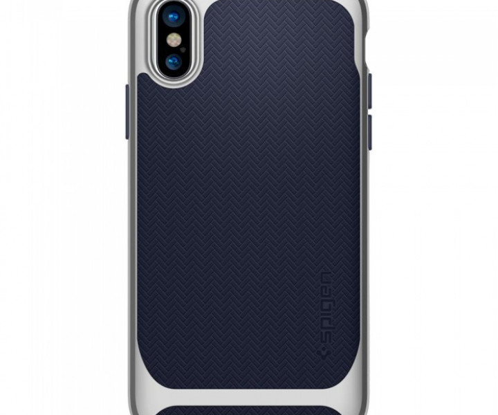 Чохол Spigen Case Neo Hybrid для iPhone X Satin Silver (057CS22167)
