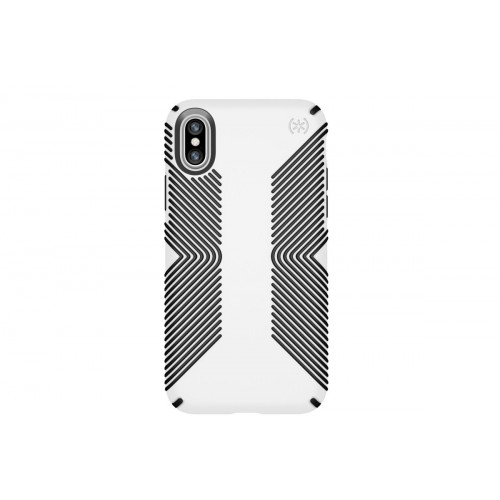 Чохол Speck Presidio Grip для iPhone X White/Black (SP-103131-1909)