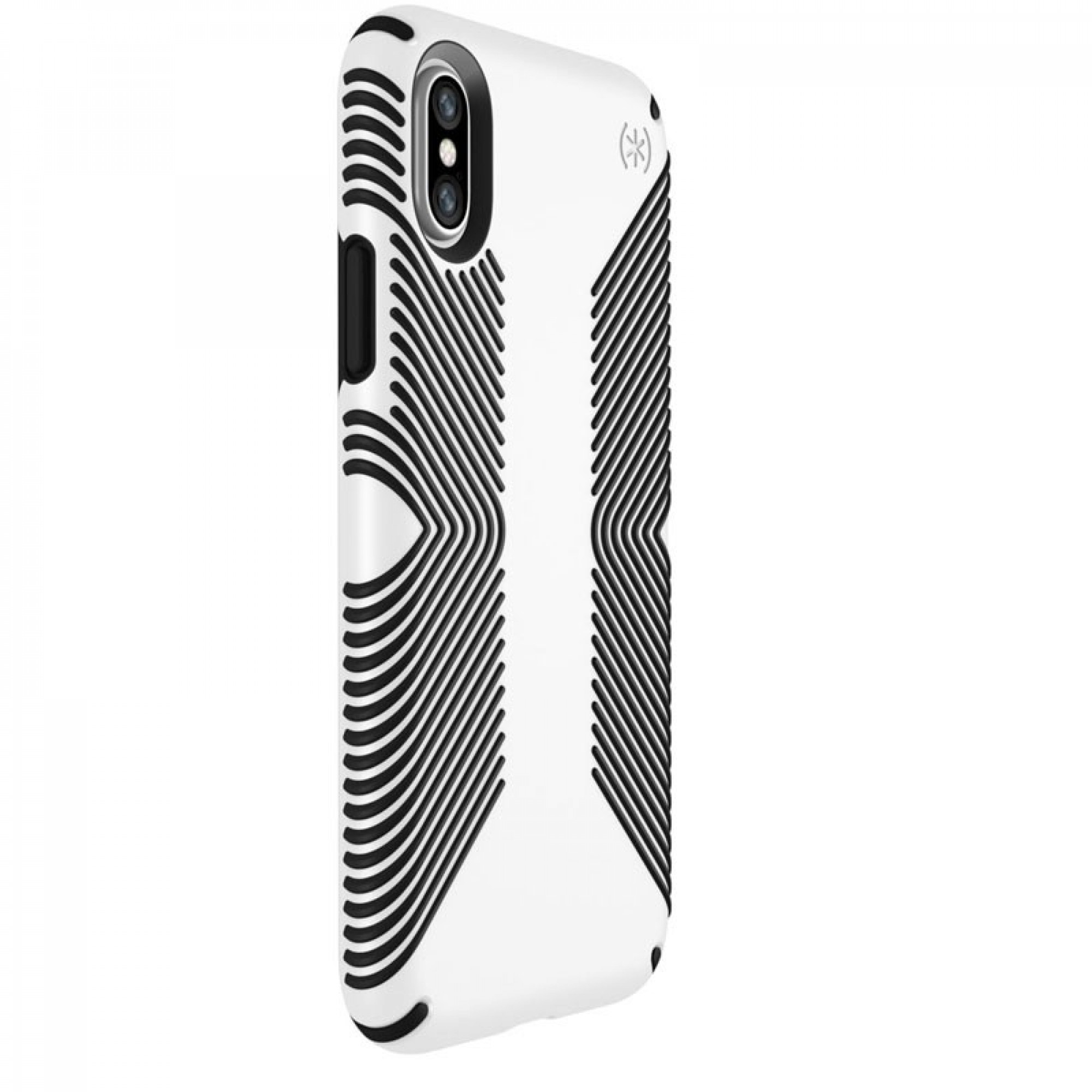 Чохол Speck Presidio Grip для iPhone X White/Black (SP-103131-1909)