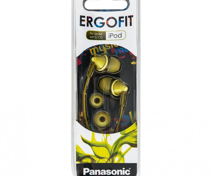 Наушники Panasonic RP-HJE125E-Y Yellow
