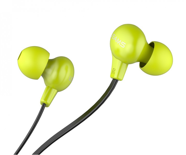 Навушники Usams US-SJ023 Color Beans In-ear Earphone Ewave series Green