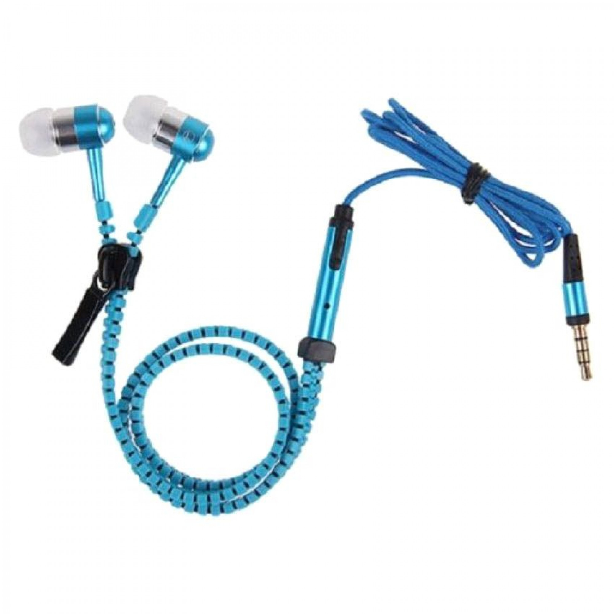 Наушники Zipper Earphones Blue