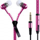 Наушники Zipper Earphones Pink
