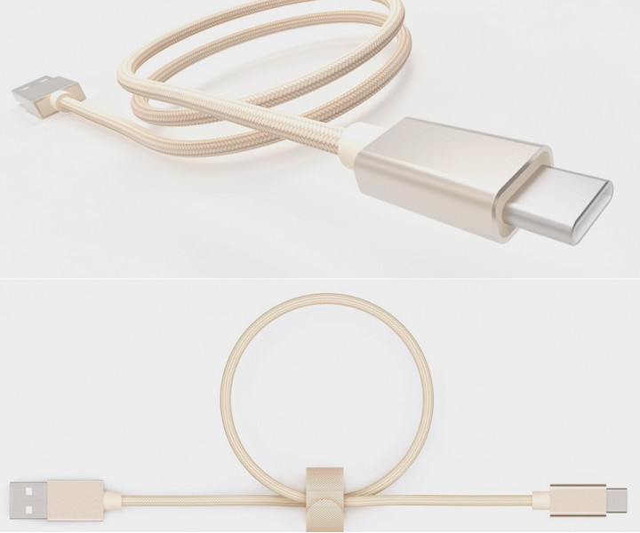 Кабель Xiaomi Type-C Fast Charger cable 60 cm Gold 2827236