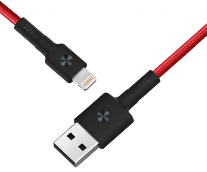 Кабель ZMi AL803 USB - Lighting Red (Kevlar) AL803 Red