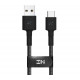 Кабель ZMi AL411 USB - Type-C Black (Kevlar) (30 см) AL411 Black