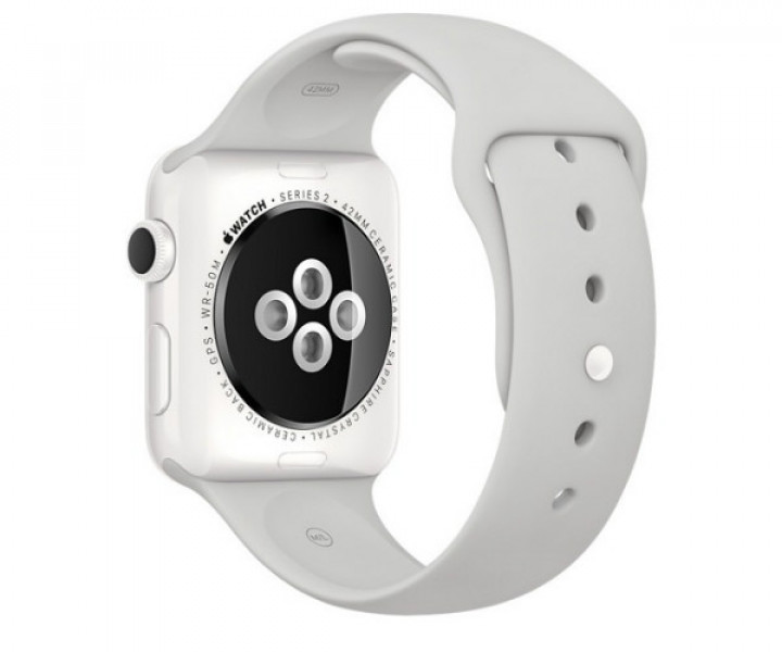 Apple Watch Edition 38mm White Ceramic Case with Cloud Sport Band (MNPF2)