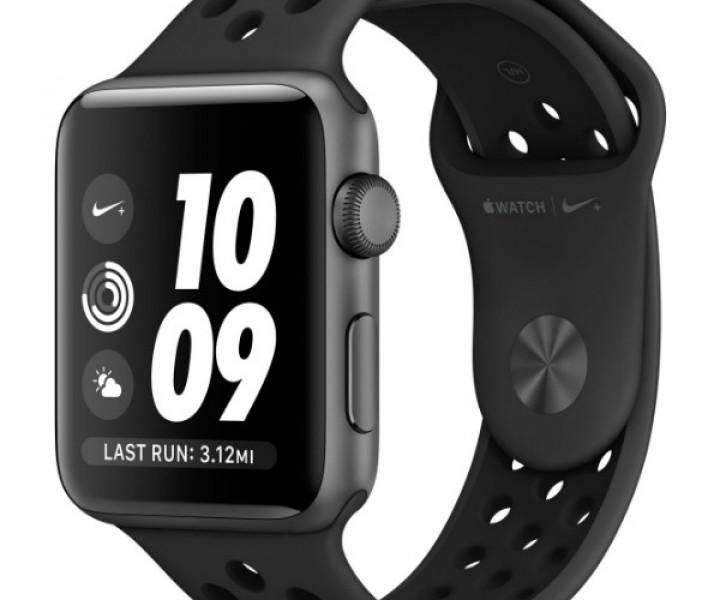 Apple Watch Series 3 Nike+ 42mm Space Alum Case with Anthracite/Black Nike Sport Band (MQ182) б/у