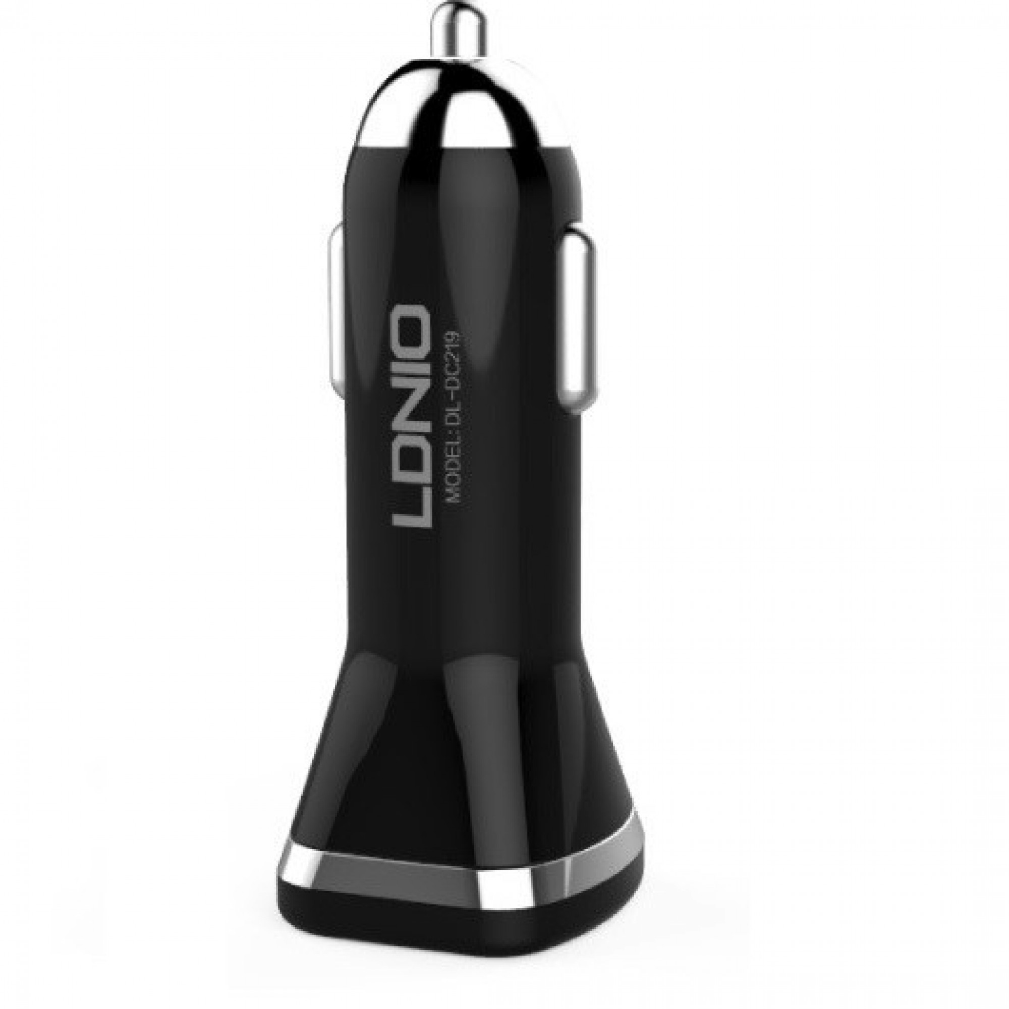 АЗУ Ldnio Dual Car Charger Lightning cable dl-219 Black