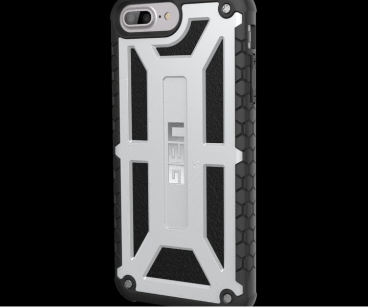 Чохол Urban Armor Gear iPhone 8/7/6S Monarch Platinum Black (IPH7/6S-M-PL)