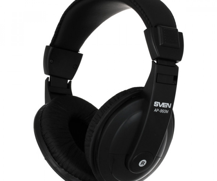 Гарнитура SVEN AP-860M наушники с микрофоном (кожаные)