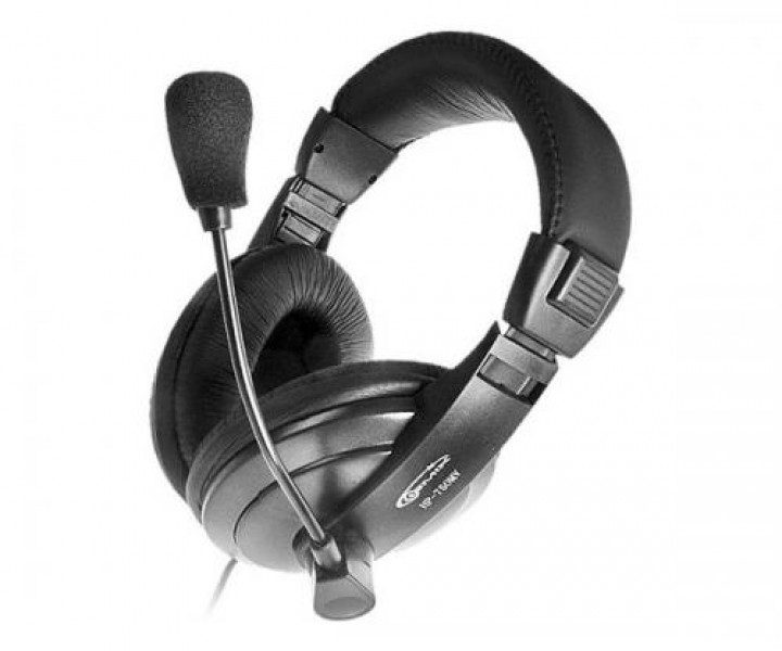 Гарнитура Sven AP-860MV Black, 2 x Mini jack (3.5 мм), накладные, регулятор громкости, микрофон, каб