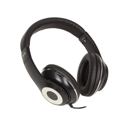 Гарнитура Sven AP-930M Black/Silver, Mini jack (3.5 мм) 4pin, накладные, микрофон на проводе, кожаны