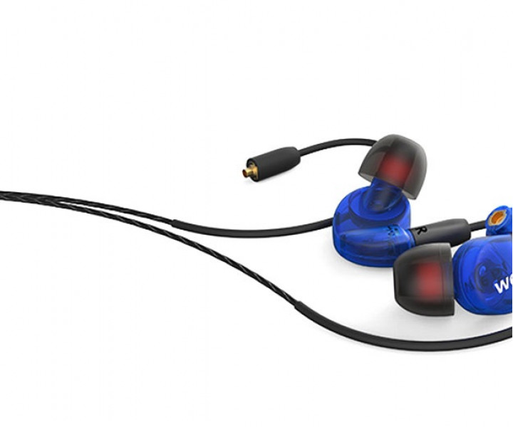 Навушники QKZ W6 pro Blue