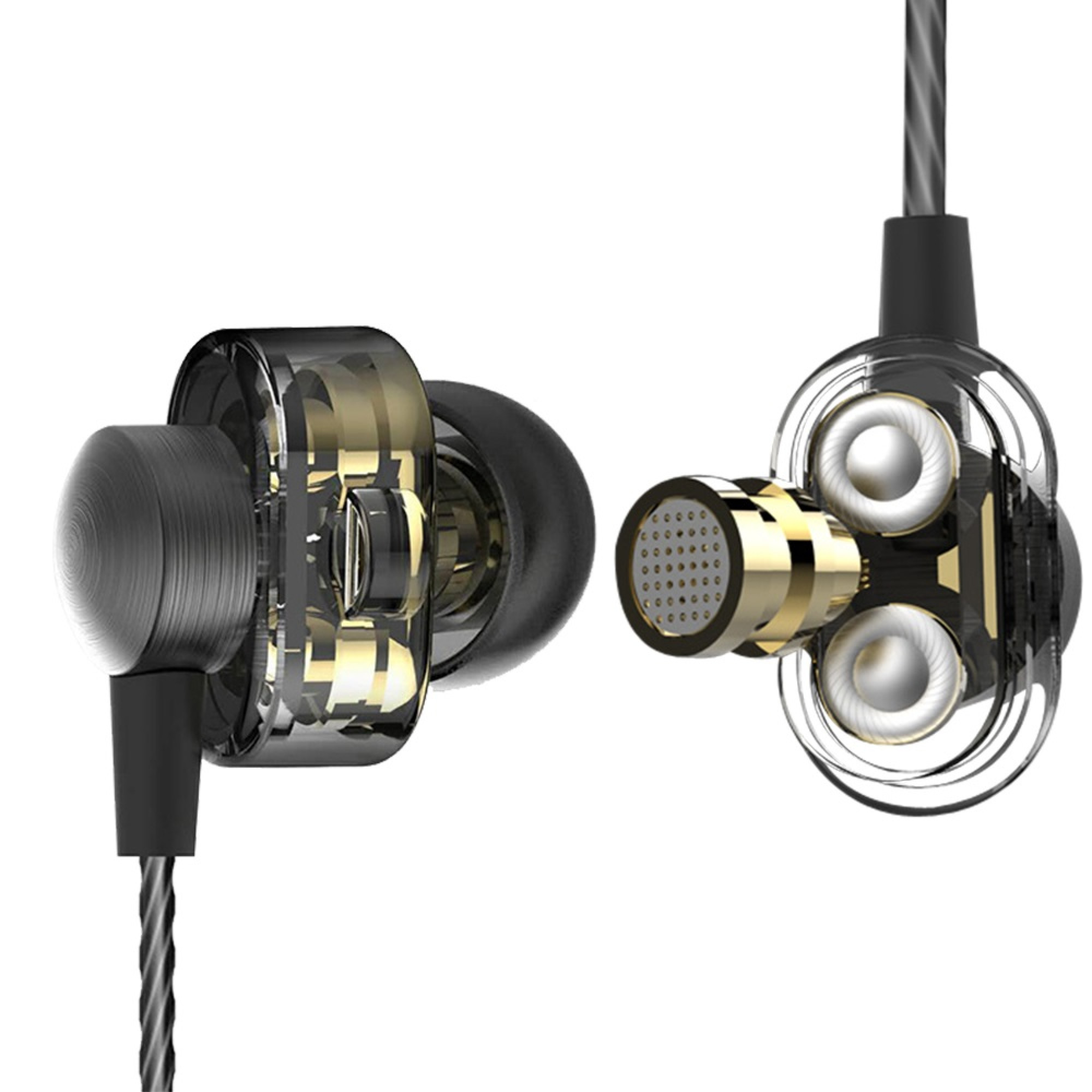 Наушники QKZ DM8 Mic Black