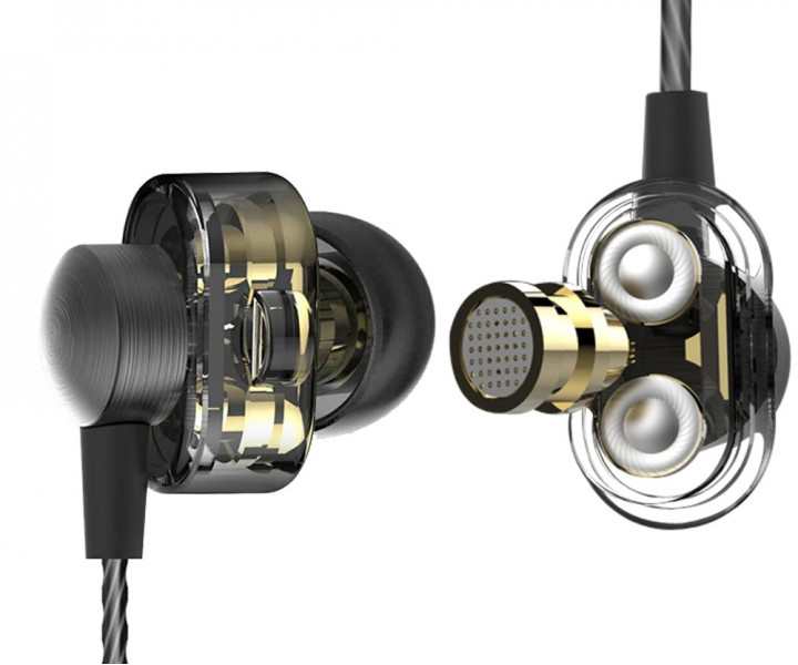Наушники QKZ DM8 Mic Black