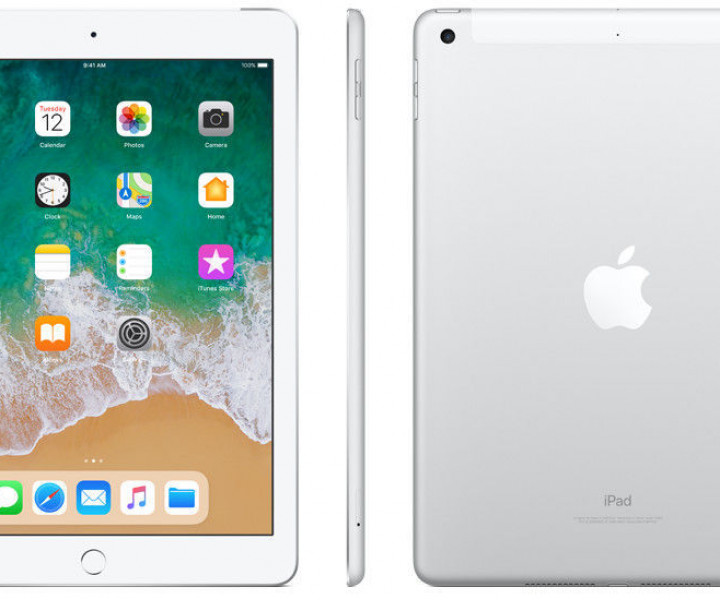 iPad 2018 Wi-Fi + LTE, 32gb, Silver (MR6P2)