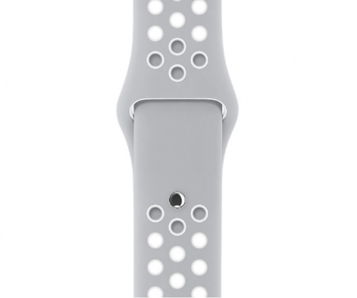 Apple Watch Nike 42mm Silver Aluminum Case with Silver/White Nike Sport Band (MNNT2)