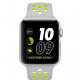 Apple Watch Nike 42mm Silver Aluminum Case with Flat Silver/Volt Nike Sport Band (MNYQ2)
