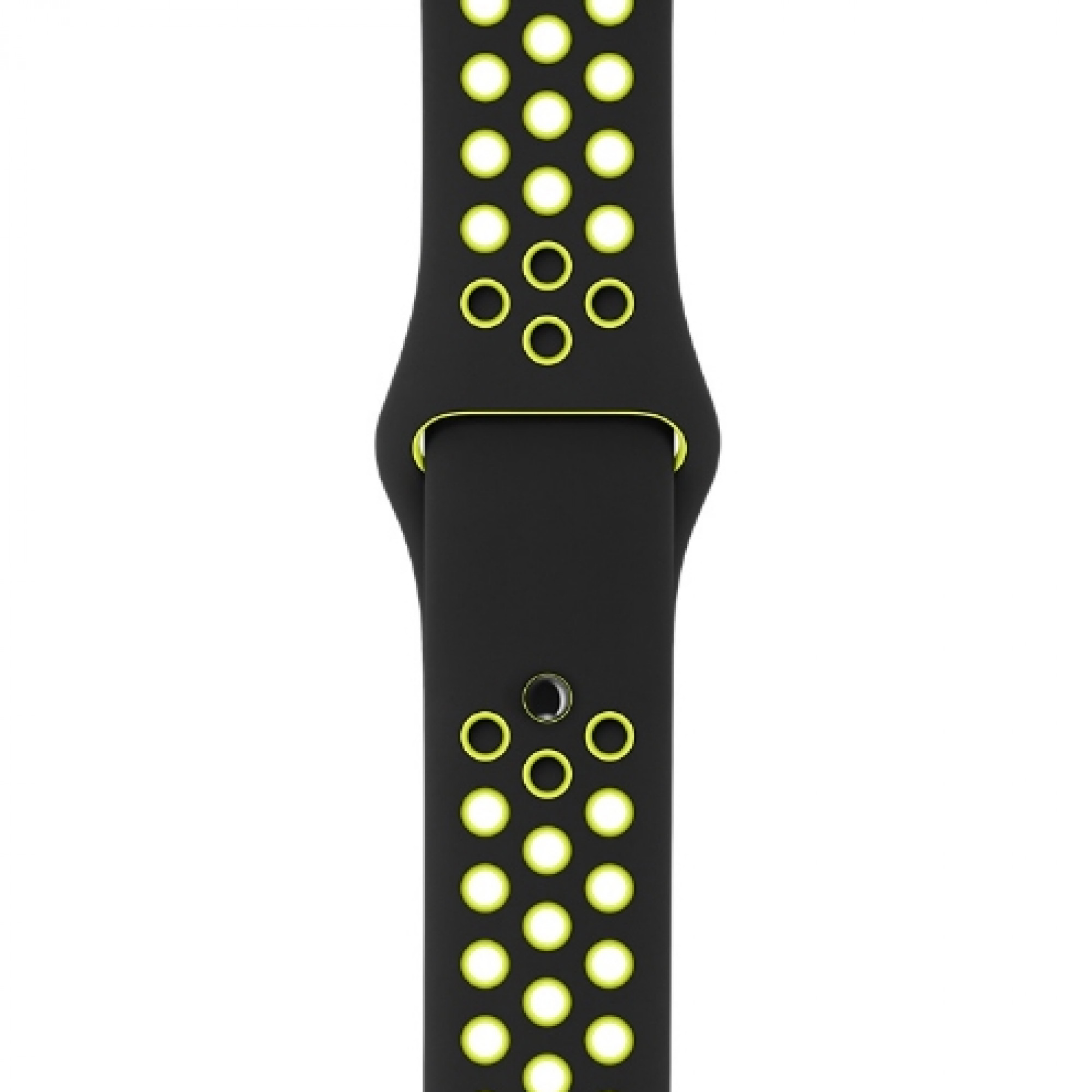Apple Watch Nike+ 38mm Space Gray Aluminum Case with Black/Volt Nike Sport Band (MP082)