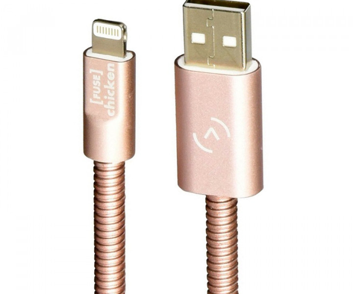 Кабель FuseChicken USB to Lightning Titan 1,5m Rose Gold