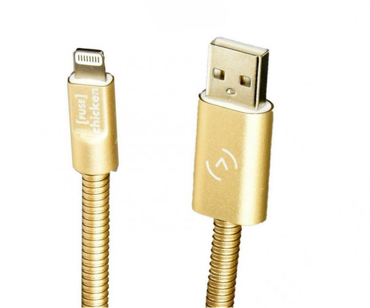 Кабель FuseChicken USB to Lightning Titan 1,5m Gold