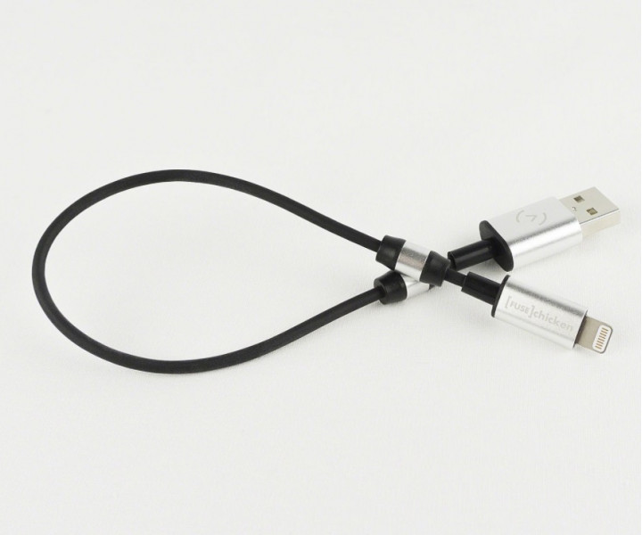 Кабель FuseChicken USB to Lightning Rivet Loop 30cm Black