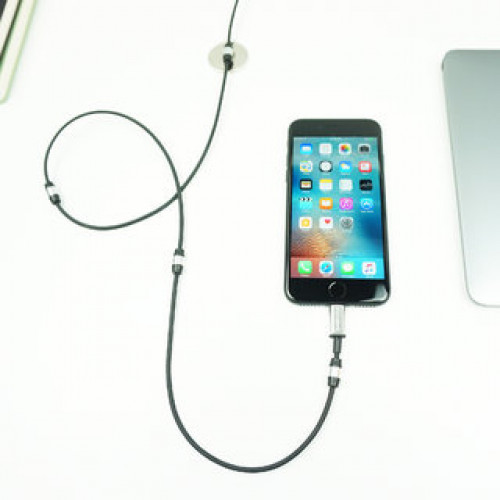 Кабель FuseChicken USB to Lightning Rivet Charge 1m Black