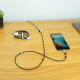 Кабель FuseChicken USB to Lightning Rivet Charge 1m Black