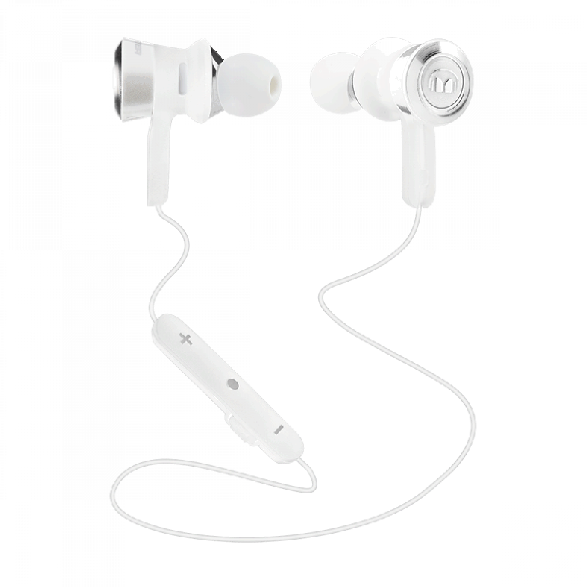 Наушники Monster® Clarity HD™ In-Ear Wireless Bluetooth White and Chrome