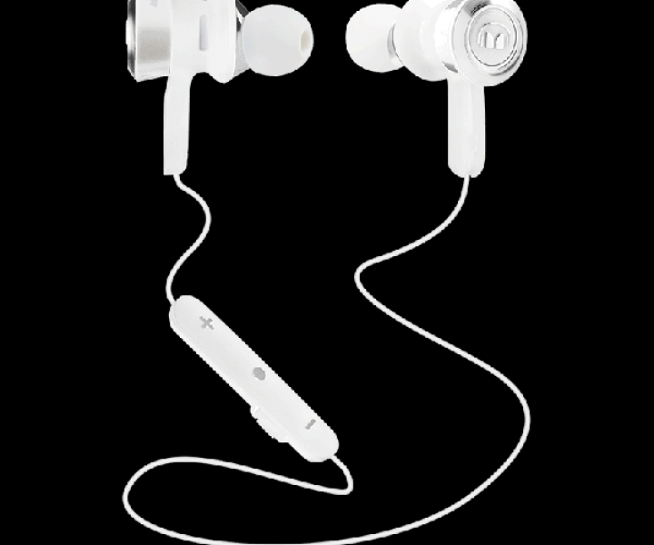 Наушники Monster® Clarity HD™ In-Ear Wireless Bluetooth White and Chrome