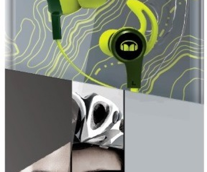 Наушники Monster® iSport Achieve Green