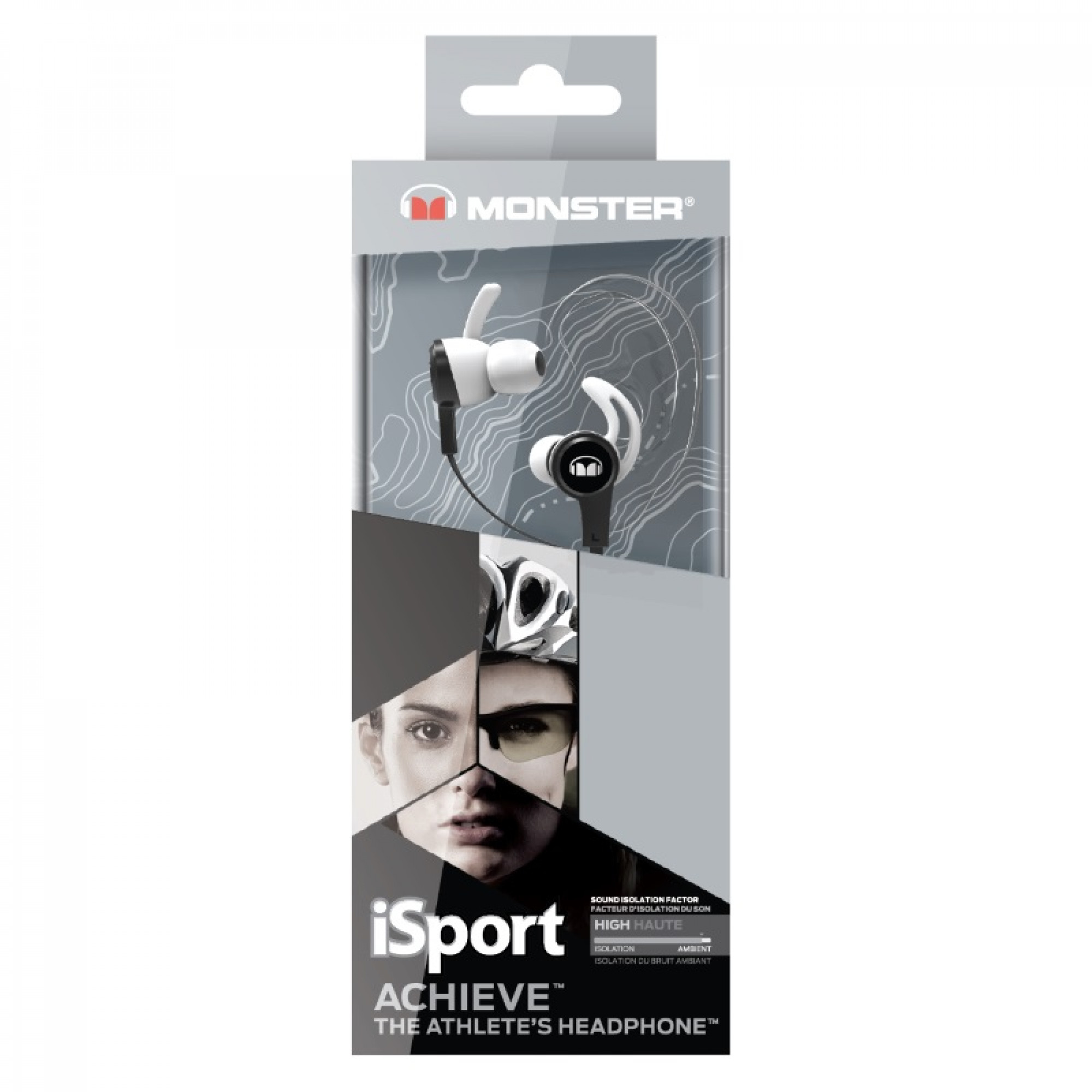 Наушники Monster® iSport Achieve Black