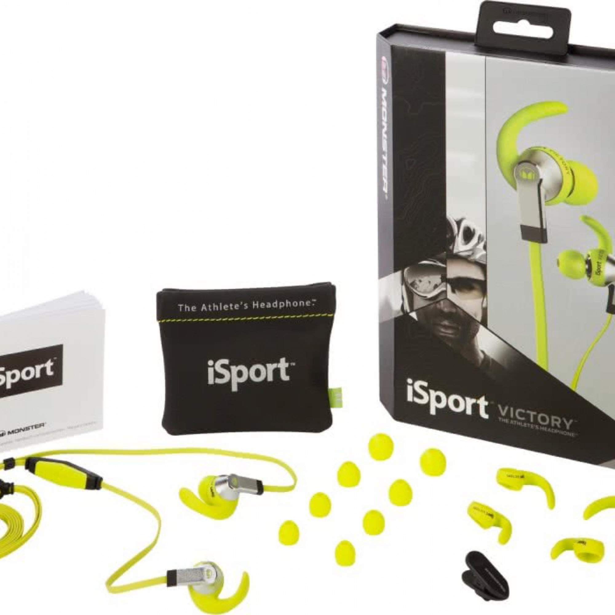 Наушники Monster® iSport Victory In-Ear Green
