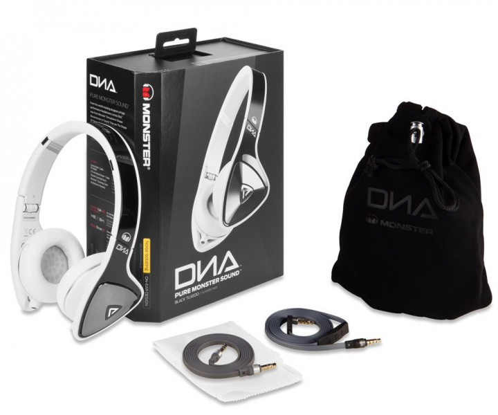 Наушники Monster® DNA On-Ear Headphones Black-Tuxedo