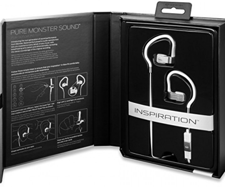 Наушники Monster® Inspiration In-Ear Headphones - Multilingual In-Ear, Apple ControlTalk White
