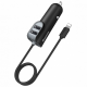 АЗП Baseus Energy Station with Line Multi (2USB + Lighting) Black