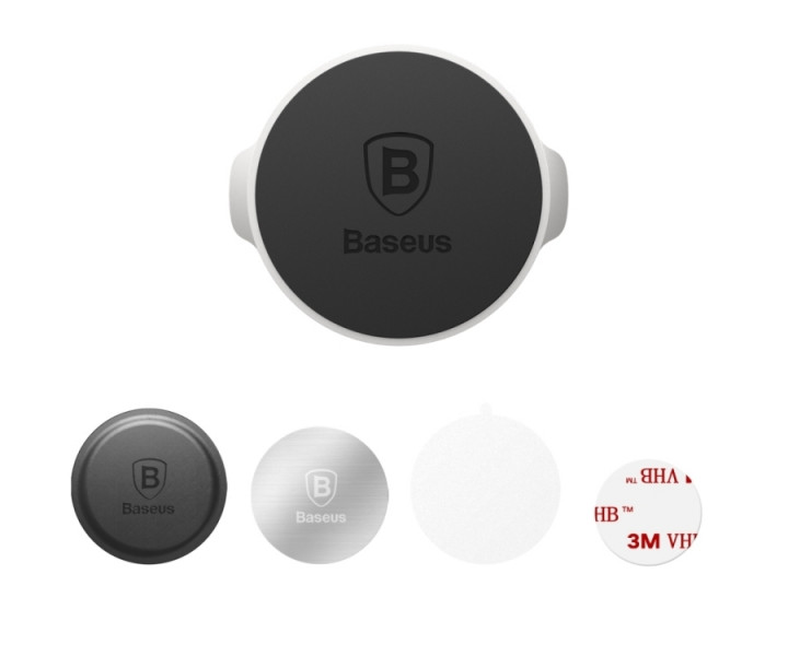 Автодержатель Baseus Small Magnetic suction bracket Black