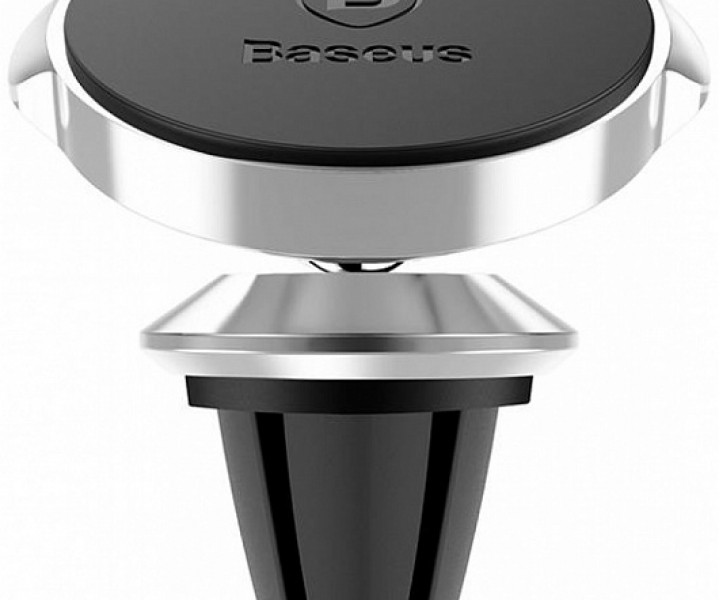 Автодержатель Baseus Small Magnetic suction bracket Silver