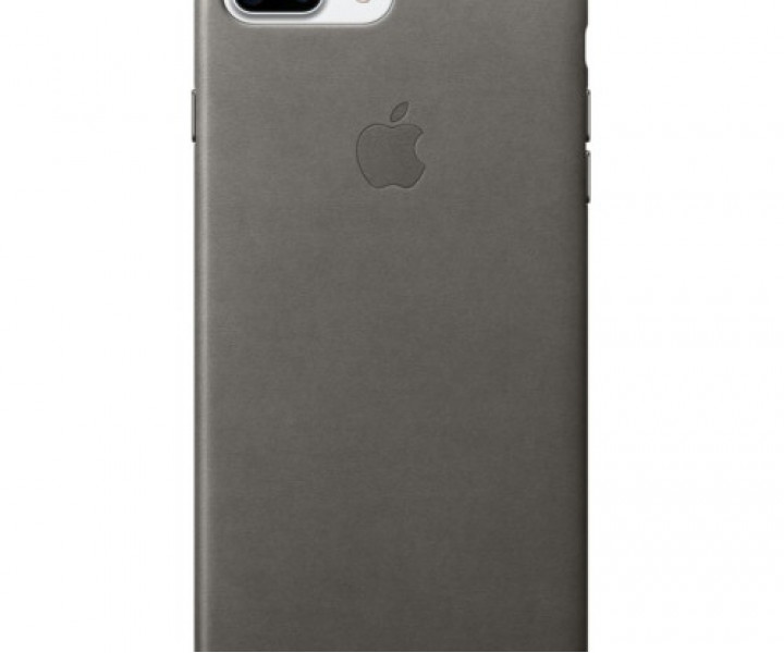 Чохол Apple iPhone 7 Plus Leather Case - Storm Gray (MMYE2)