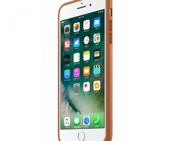 Чохол Apple iPhone 7 Plus Leather Case - Saddle Brown (MMYF2)