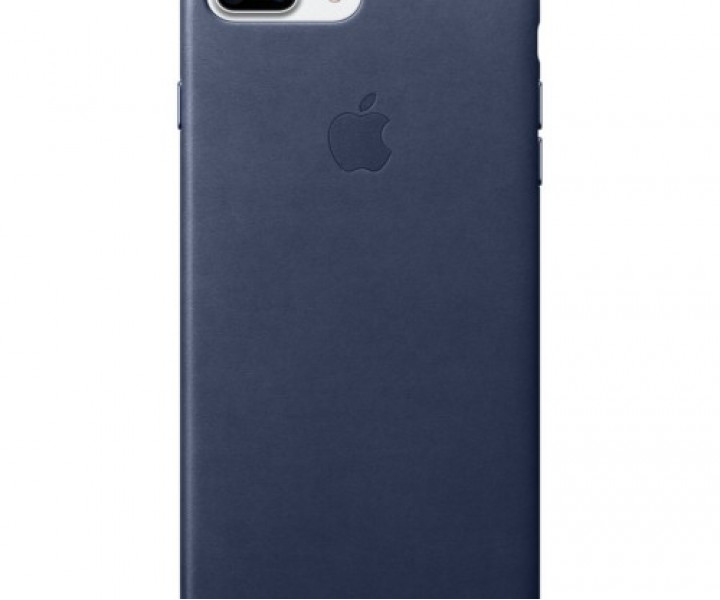 Чохол Apple iPhone 7 Plus Leather Case - Midnight Blue (MMYG2)