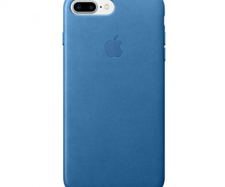 Чохол Apple iPhone 7 Plus Leather Case - Sea Blue (MMYH2)