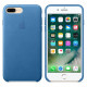 Чохол Apple iPhone 7 Plus Leather Case - Sea Blue (MMYH2)
