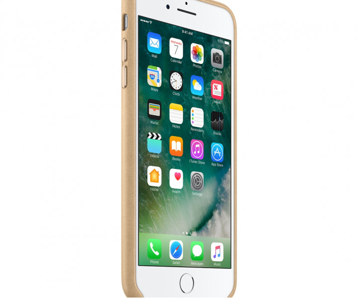 Чохол Apple iPhone 7 Plus Leather Case - Tan (MMYL2)