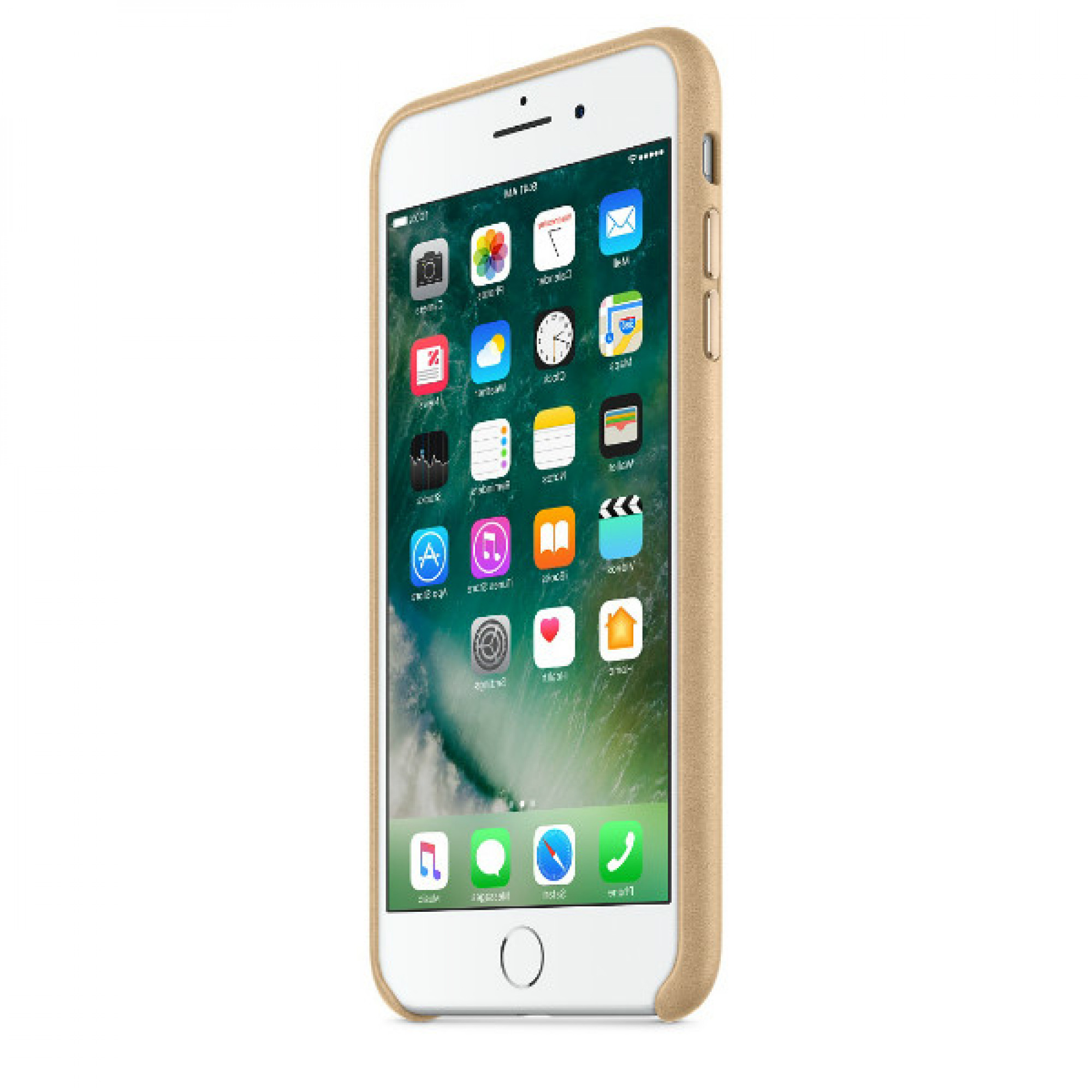 Чохол Apple iPhone 7 Plus Leather Case - Tan (MMYL2)