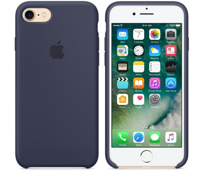 Чохол Apple iPhone 7 Silicone Case - Midnight Blue (MMWK2)