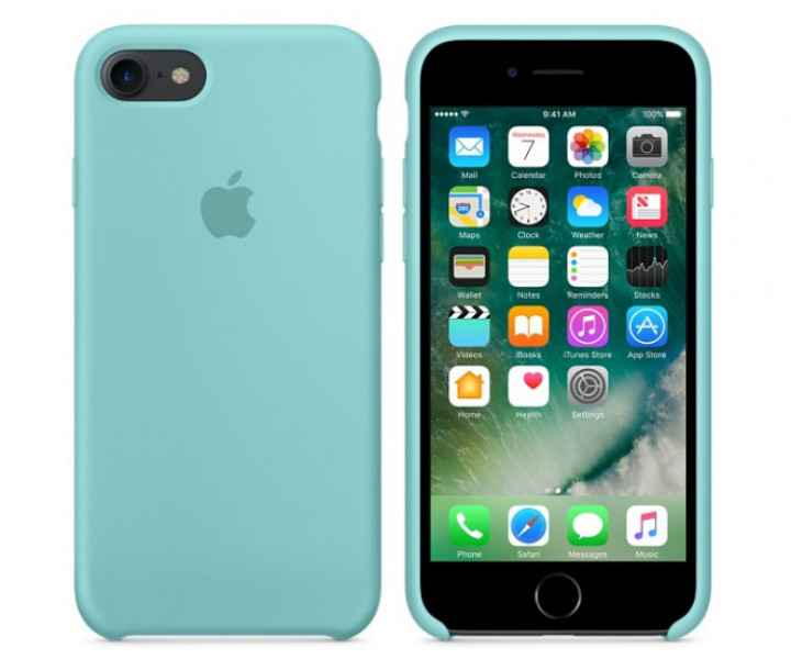 Чохол Apple iPhone 7 Silicone Case - Sea Blue (MMX02)