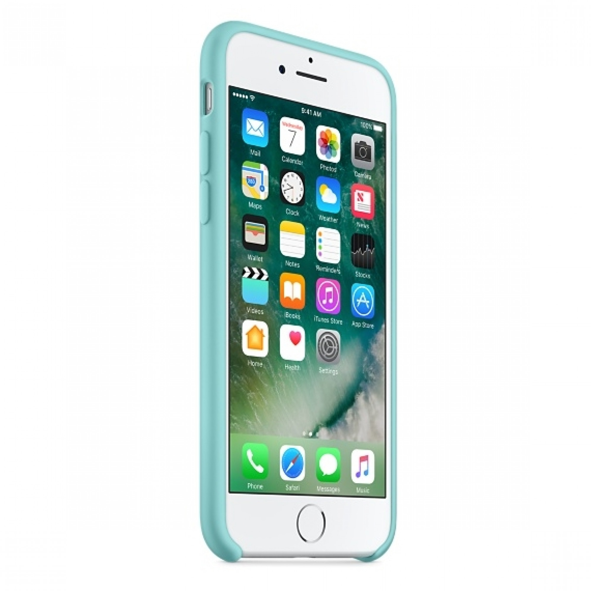 Чохол Apple iPhone 7 Silicone Case - Sea Blue (MMX02)