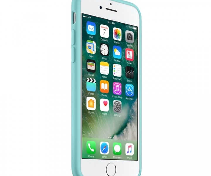 Чохол Apple iPhone 7 Silicone Case - Sea Blue (MMX02)